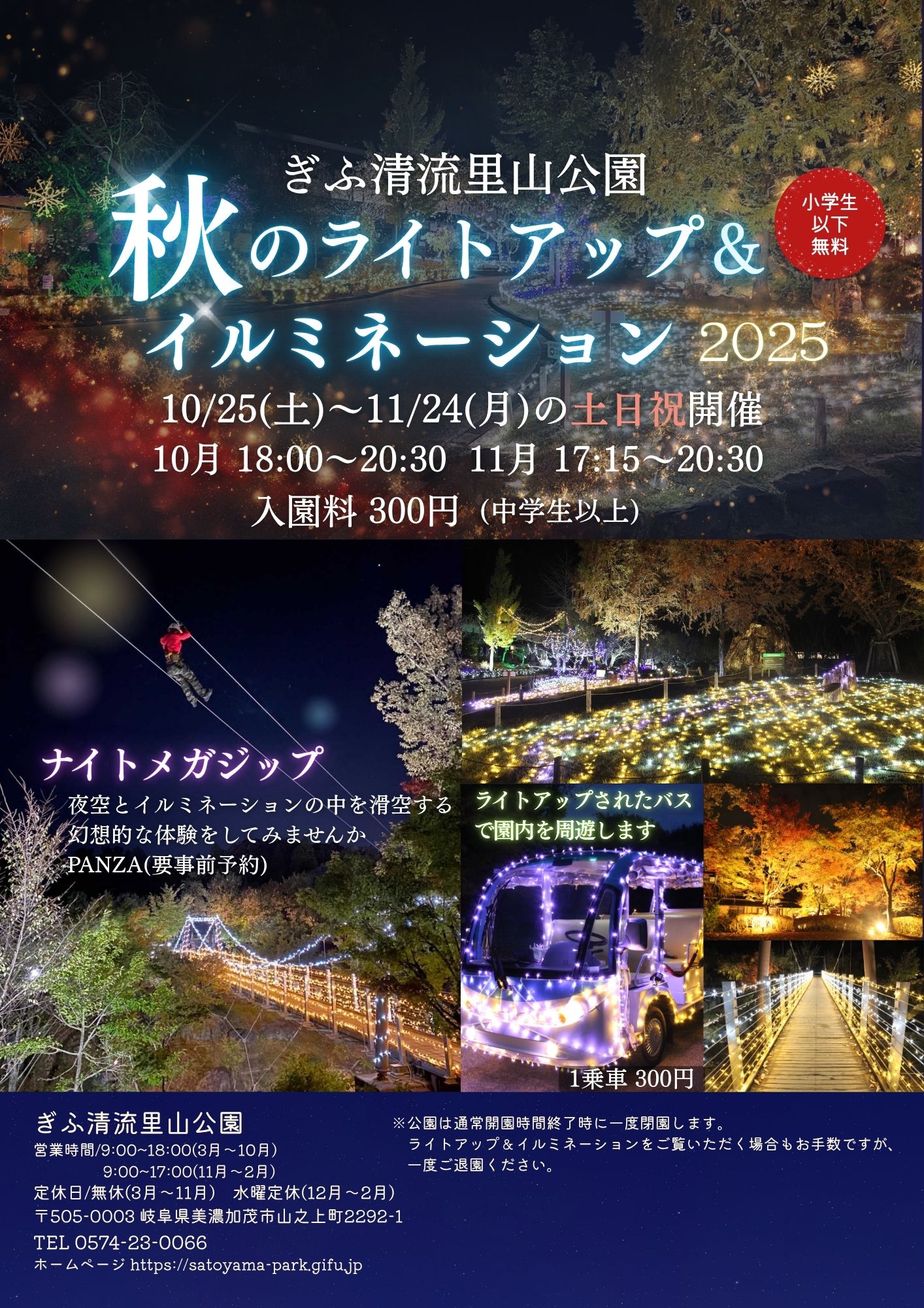 秋のライトアップ＆イルミネーション